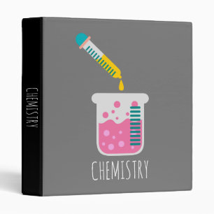 Chemistry science student 3 Ring Binder