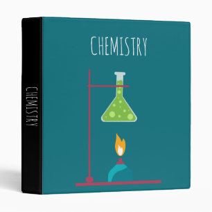 Chemistry science student 3 Ring Binder
