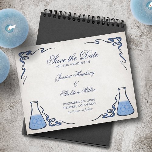 Chemistry Science Teacher Wedding Invitations