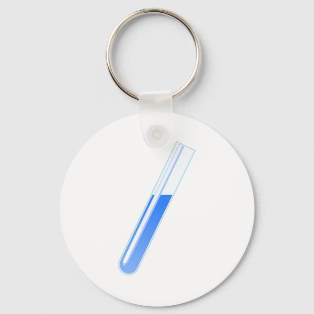 Chemistry Science Test Tube Keychain (Front)