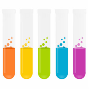 Chemistry Science Test Tubes Cutout