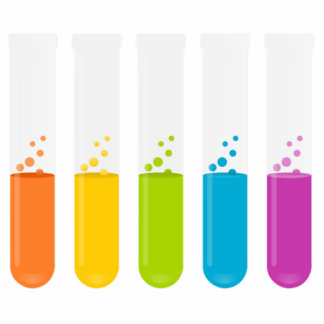 Chemistry Science Test Tubes Cutout