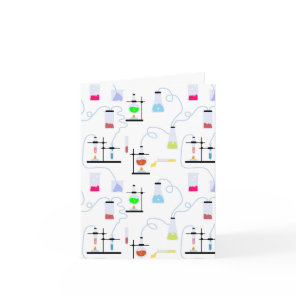 Chemistry Science Test Tubes Lab School Subject  Card