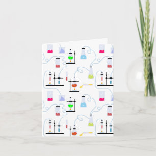 Chemistry Science Test Tubes Lab School Subject  Card