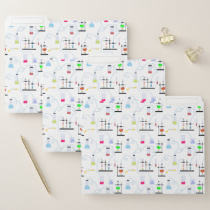 Chemistry Science Test Tubes Lab School Subject File Folder