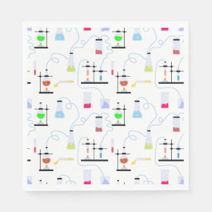Chemistry Science Test Tubes Lab School Subject  Napkins