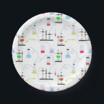 Chemistry Science Test Tubes Lab School Subject  Paper Plates<br><div class="desc">A hand drawn illustration of test tubes and science experiments. A school subject Chemistry science theme design featuring a science laboratory performing different kinds of science experiments with chemicals. An ideal design for anyone is studying or teaching science, chemistry, experimenting with chemicals or just loves science. A perfect design for...</div>