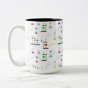 Chemistry Science Test Tubes Lab School Subject Two-Tone Coffee Mug