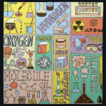 Chemistry Science Vintage Illustration Set Cloth Napkin<br><div class="desc">Chemistry Science Banners set. Color Hand Drawn Vintage Illustrations.
Chemistry science banners with a vintage hand-drawn touch.
Chemistry Wonders: Hand-Drawn Science Illustrations in Color.
chemistry,  science,  subject,  school,  chemical,  sketch,  education,  mole,  molecule,  gas,  steam,  oxygen,  solid,  learning,  boy,  mixture,  liquid,  elements,  girl,  explosion</div>