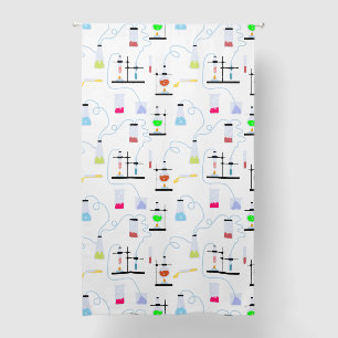 Chemistry Scientist Test Tubes Lab School Subject Blackout Curtains