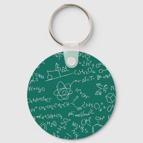 Chemistry scribbles keychain