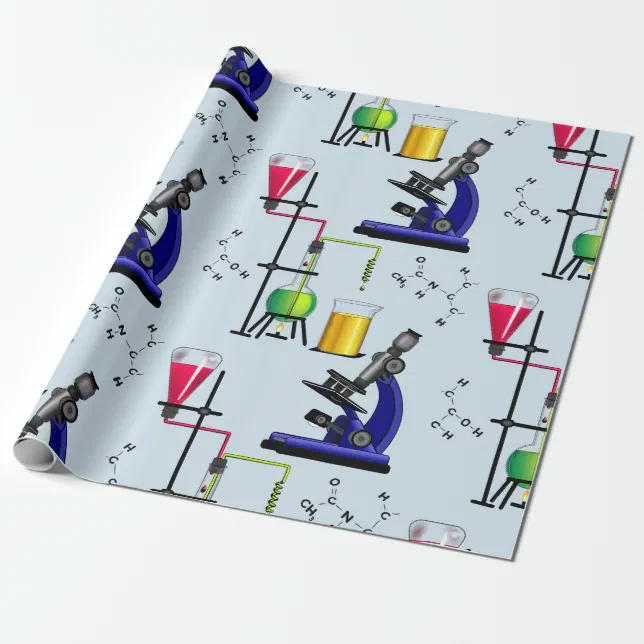 Chemistry Set Wrapping Paper Zazzle