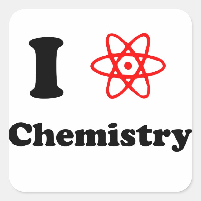 Chemistry Square Sticker (Front)