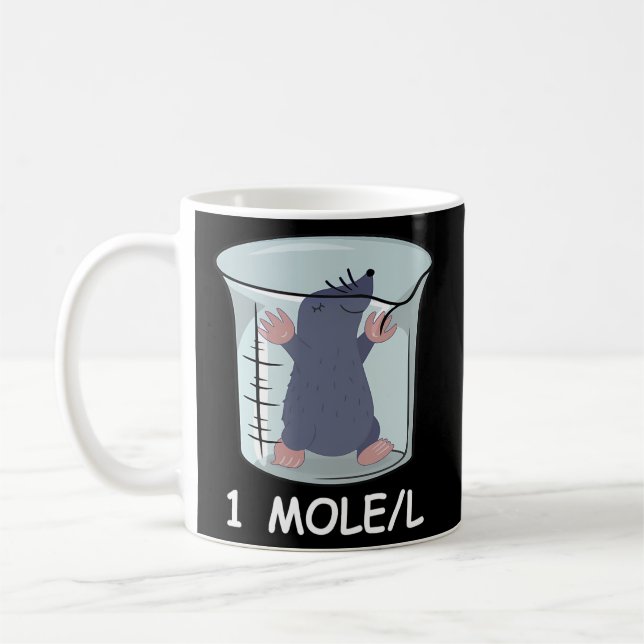 Chemistry Students Teachers Science Mole Coffee Mug (Left)