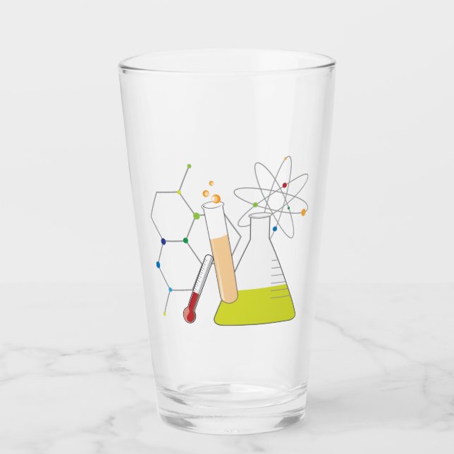 Chemistry Stuff Glass (Front)