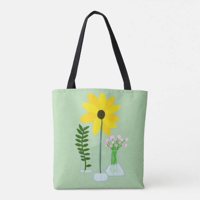 Chemistry Sunflower Tote Bag (Back)