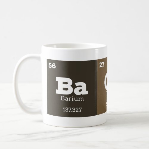 Chemistry Teacher Birthday Gag Periodic Table Coffee Mug