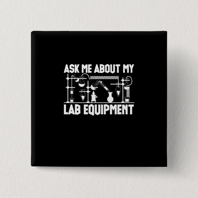 Chemistry Teacher Button (Front)