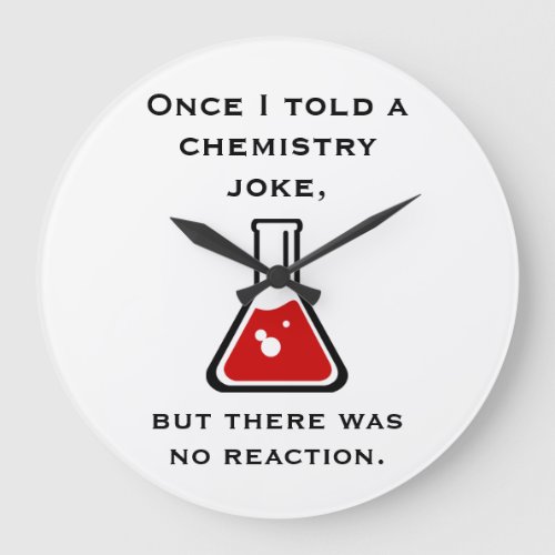 Chemistry Teacher Chemist Funny Gift Gifts Clock