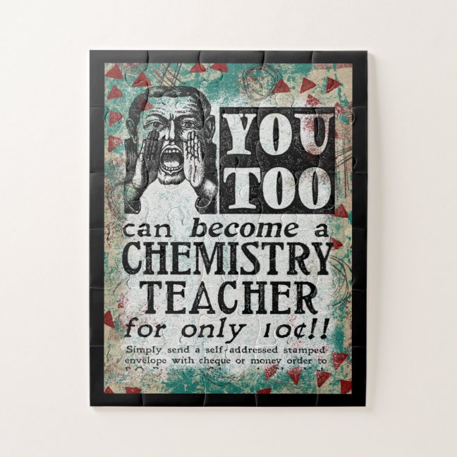Chemistry Teacher Jigsaw Puzzle - You Can Become