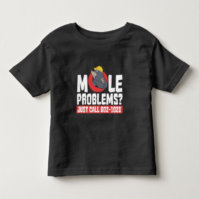 Chemistry Teacher Got Mole Problems Toddler T-shirt (Front)