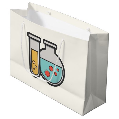 Chemistry Test Tube and Beaker Large Gift Bag