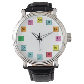 Chemistry Time Watch by robyriker at Zazzle