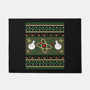 Chemistry Ugly Christmas Science Engineer Gift Doormat