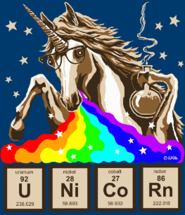 Chemistry Unicorn Vomits Rainbow Tie Chemistry Unicorn Vomits Rainbow Tie