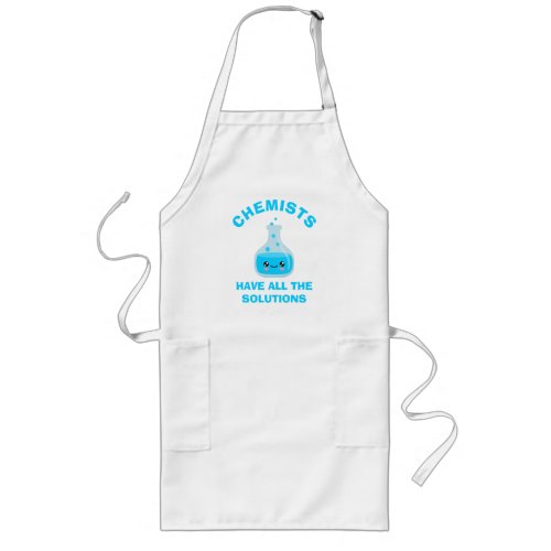 Chemists have all the solutions long apron