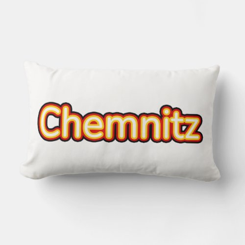 Chemnitz Deutschland Germany Lumbar Pillow
