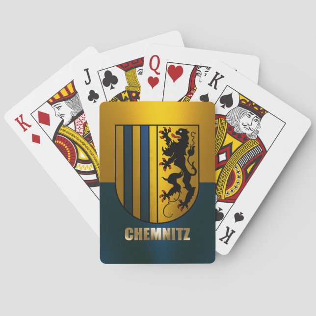 Chemnitz                                           poker cards (Back)