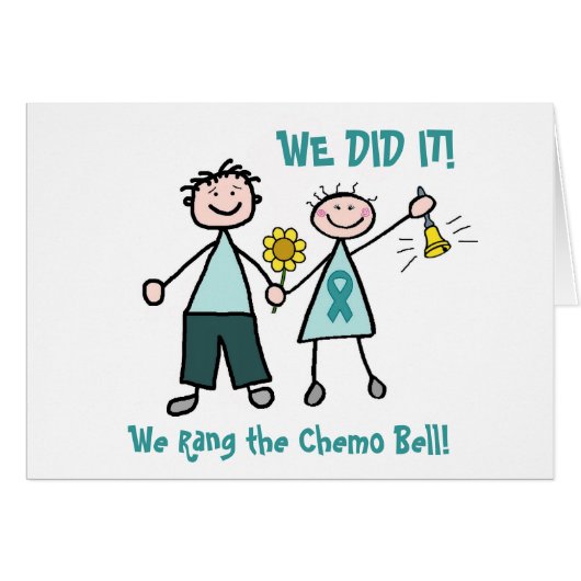 Chemo Bell - Cervical Cancer Cards (Front Horizontal)