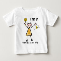 Chemo Bell - Childhood Cancer Gold Ribbon Baby T-Shirt