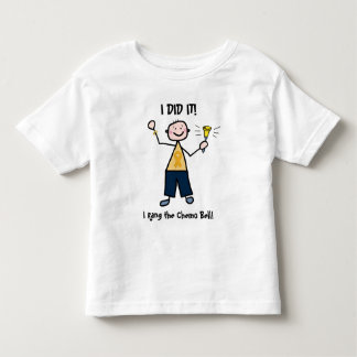 Chemo Bell - Childhood Cancer Gold Ribbon Toddler T-shirt