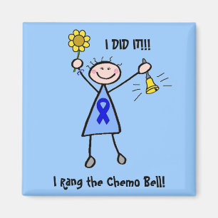 Chemo Bell - Colon Cancer Woman Magnet