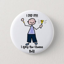 Chemo Bell - General Cancer Male Button