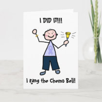 Chemo Bell - General Cancer Male Card