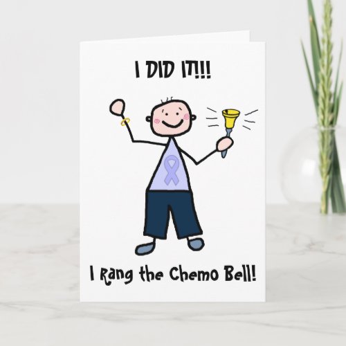 Chemo Bell _ General Cancer Male Card