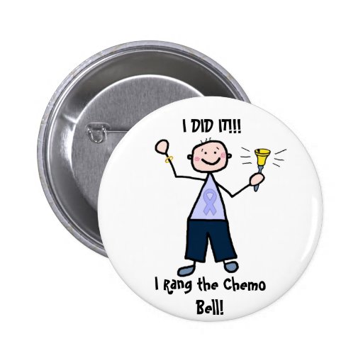 Chemo Bell - Lavender Ribbon Male Pins