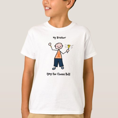 Chemo Bell _ Leukemia Man or Boy T_Shirt