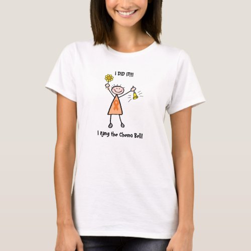 Chemo Bell _ Leukemia Woman or Girl T_Shirt