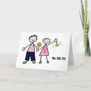 Chemo Bell - Pink Ribbon Breast Cancer Card