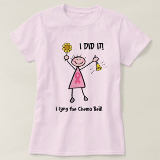 Chemo Bell - Pink Ribbon Breast Cancer T-Shirt