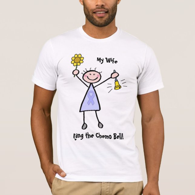 Chemo Bell - Woman General Cancer T-Shirt (Front)