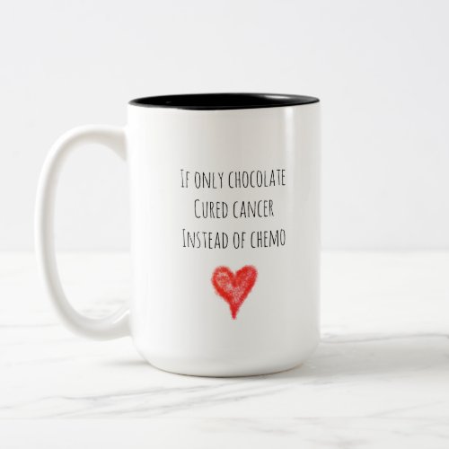 Chemo Cancer Humour Two_Tone Coffee Mug