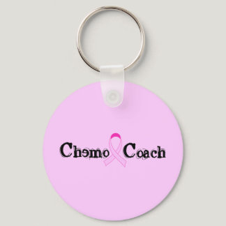 Chemo Coach - Pink Ribbon Breast Cancer Keychain