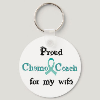 Chemo Coach Wife Keychain