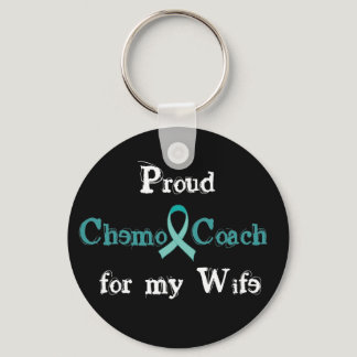 Chemo Coach Wife Keychain