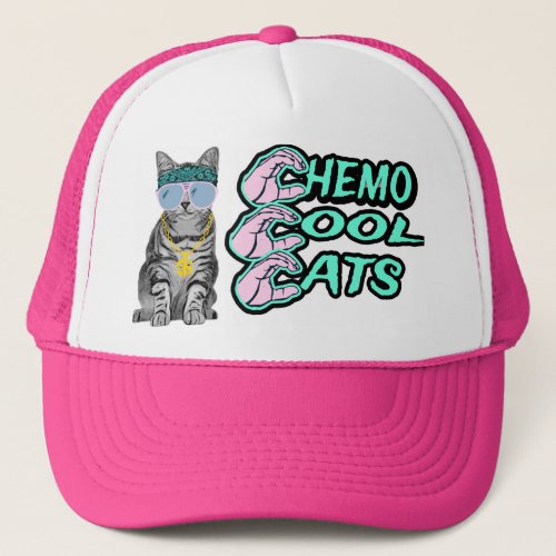 Chemo Cool Cats Trucker Hat